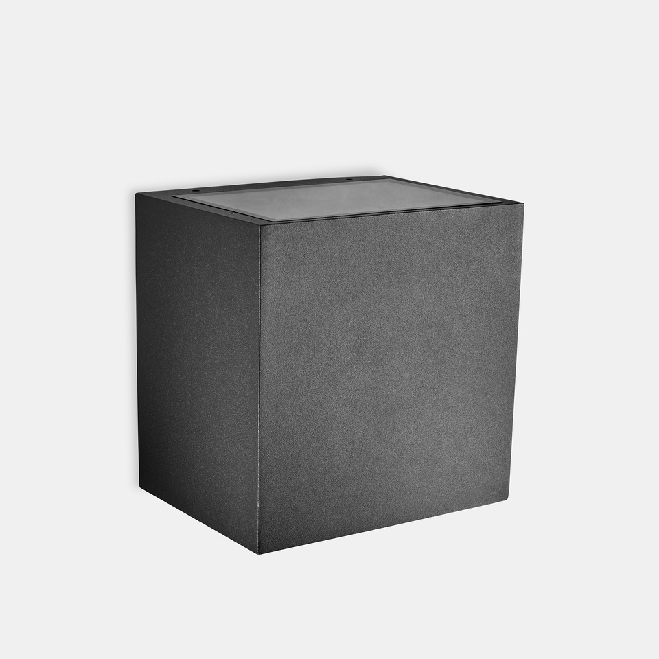 [05-E080-Z5-CL] Wall fixture IP65 Afrodita Tech Small Double Emission LED 12W 3000K Urban grey 360lm