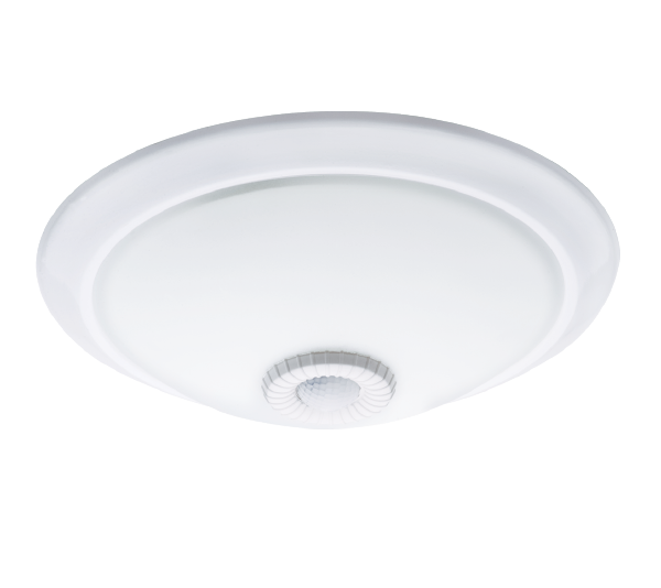 [955MOLLY2/AB] SENSOR 8300 CEILING FIXTURE 2XE27 D300mm WHITE