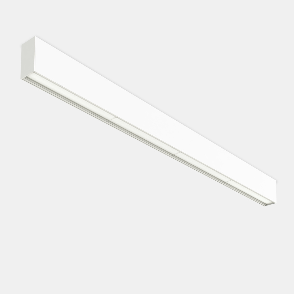 [AK15-34W8MPWR60] Lineal lighting system Infinite Pro 1136mm  Suspended Microprisma 31.6W 3000K CRI 80  DALI D4i Black IP40 3429lm