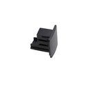 [71-5218-60-00] Black end cap Tracks trim & trimless