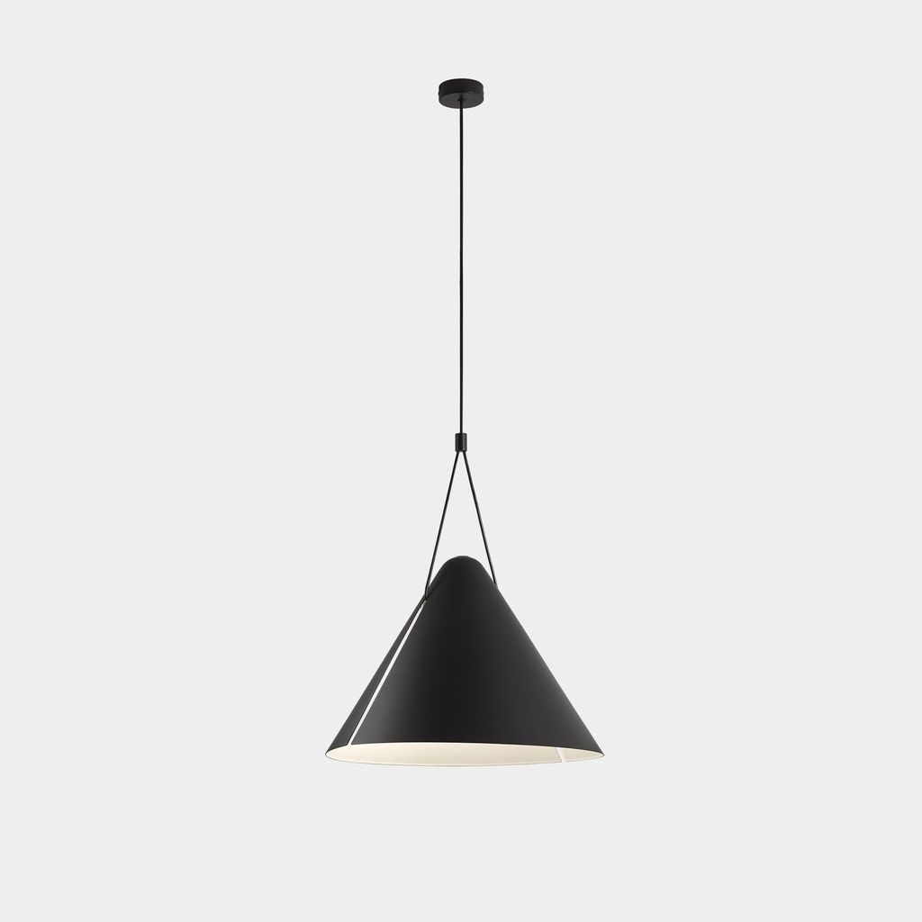 Pendant Super Attic Conic Shape V 1250mm E27 23W Black
