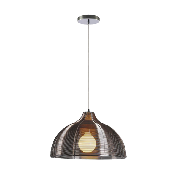 LIV PENDANT 1xE27 CHROME/COFFEE  LIV PENDANT 1xE27 CHROME/COFFEE