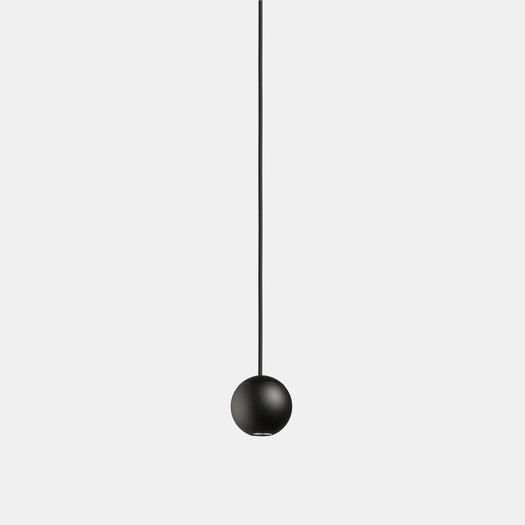 Punto Single Recessed LED 5W 3000K Negro 329lm