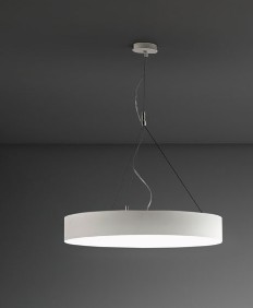 [15-6433-14-M1] Ceiling fixture Caprice ø520mm LED 39.6W SW 2700-3000-4000K PHASE CUT White 3072lm.