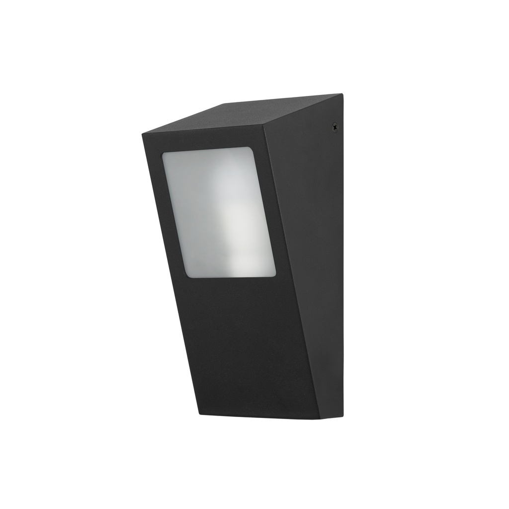[PX-0203-NEG] Wall fixture IP44 NIKA E27 15W Black 123lm