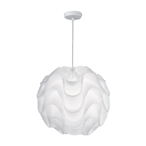 [955LUNA1] LUNA PENDANT 1xE27 WHITE