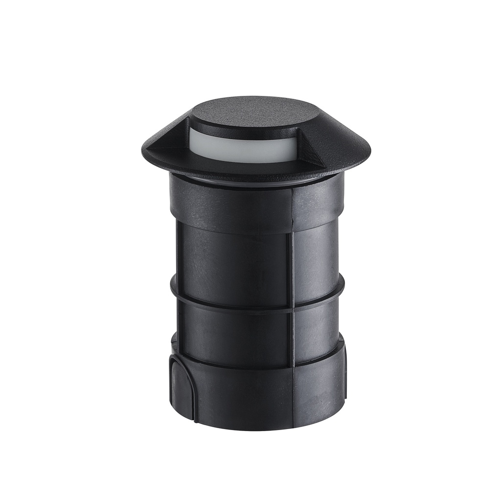 [PX-0303-NEG] Recessed uplighting IP65 Sort LED 3.3W LED warm-white 3000K ON-OFF Black 225Lm.