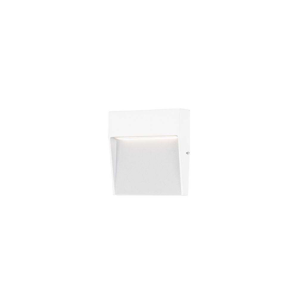 [PX-0350-BLA] Recessed wall lighting IP65 Nod Square LED  2.6W 3000K White