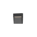 Recessed wall lighting IP65 Nod Square LED  2.6W 3000K Black