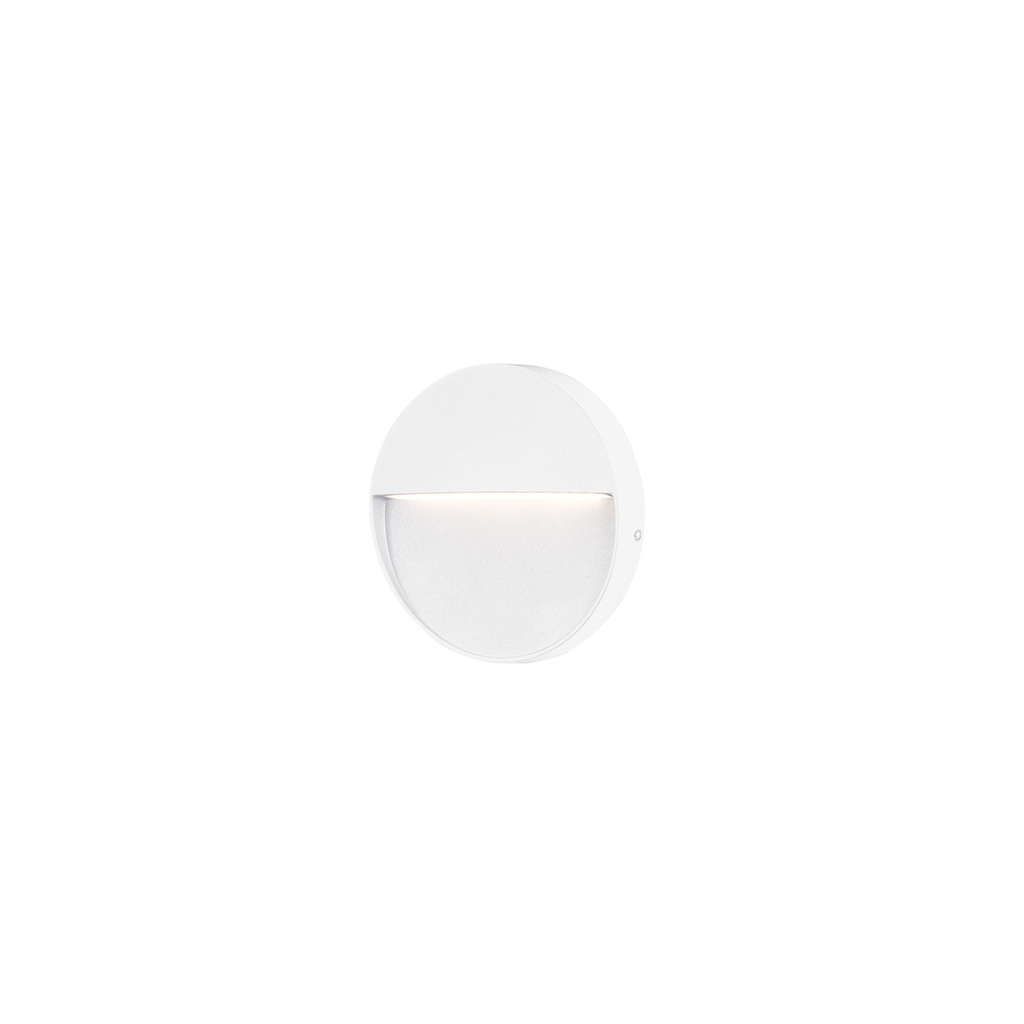[PX-0351-BLA] Recessed wall lighting IP65 Nod Round LED  2.6W 3000K White