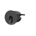 Recessed wall lighting IP65 ICON ROUND  BLACK LED 2.2W 3000K Black