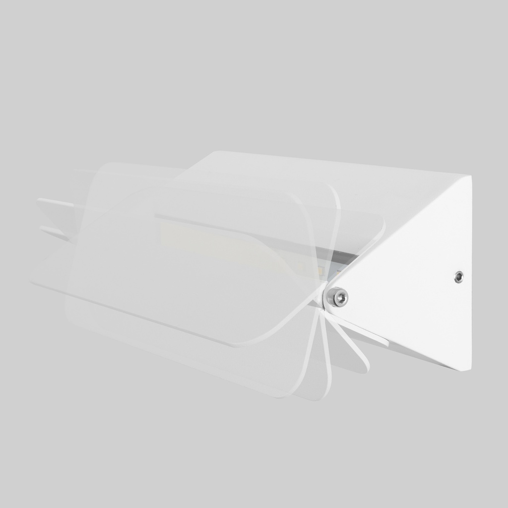 [PX-0359-BLA] Wall fixture IP44 SHAPE WHITE LED 4.5W  3000K White