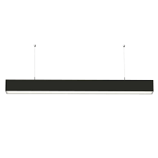 [AK21-3PX8PMOS60] Lineal lighting system Infinite Pro 1700mm Suspended Opal 25.62W  LED neutral-white 4000K CRI 80 ON-OFF Black IP40 3720lm