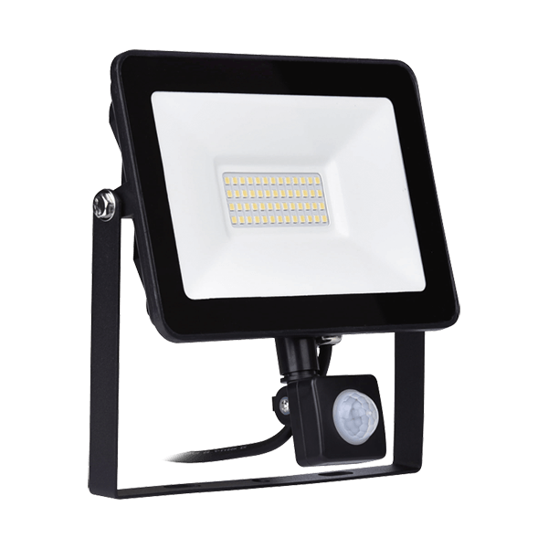 [98VEGA50SENSLIM] VEGA50 SLIM LED FLOODLIGHT WITH SENSOR 50W  5500K IP65