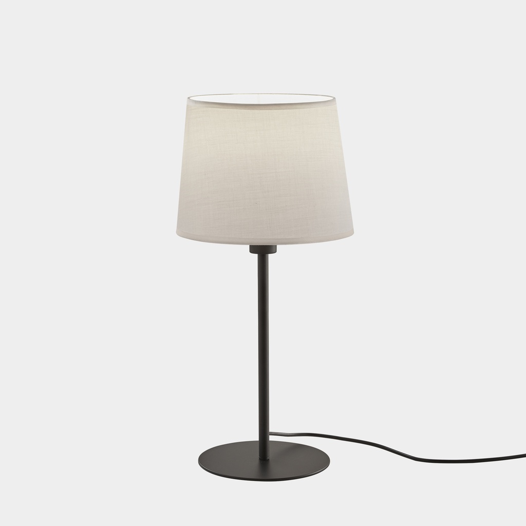 [10-4759-05-82] Table lamp Metrica E27 60W Black