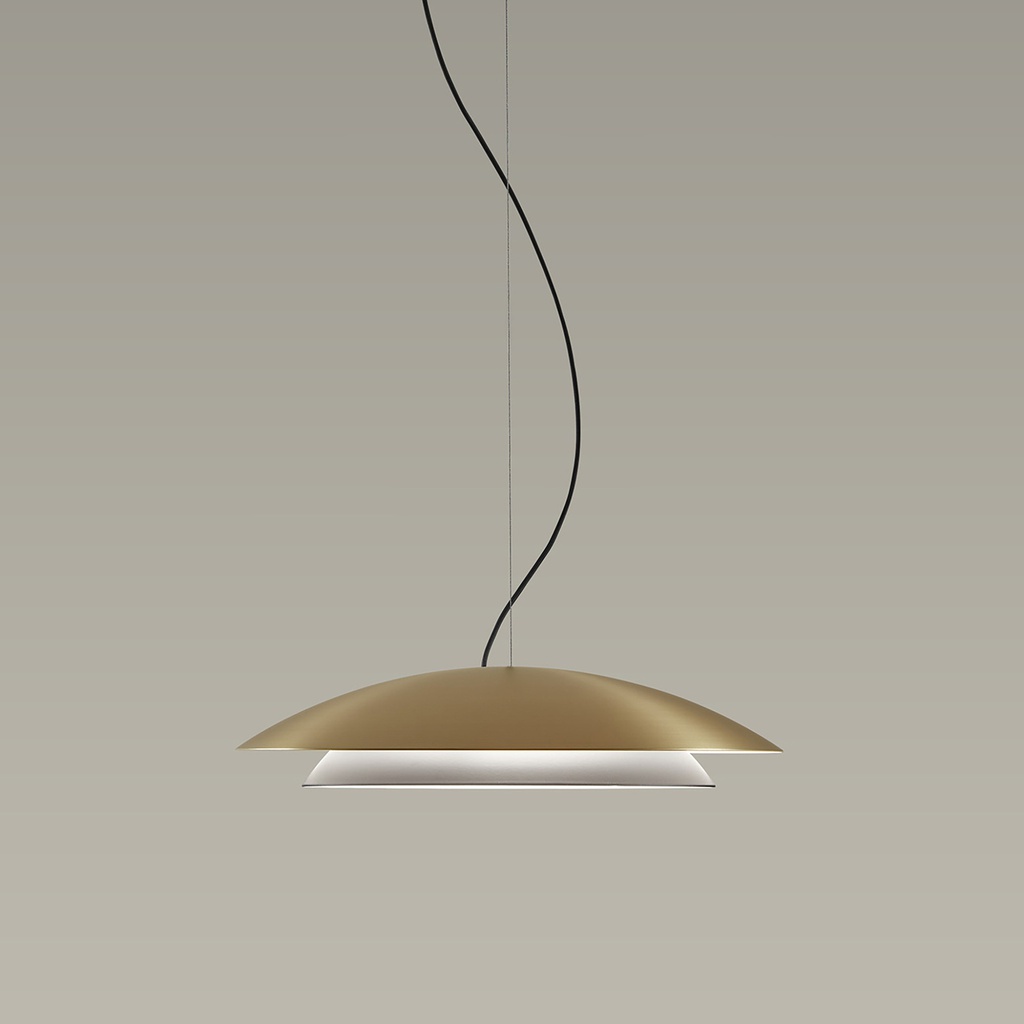 [00-8394-DN-05] Pendant Noway Big LED 21.7W 2700K  Matte gold 813lm