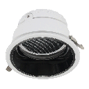 EL-305 RECESSED DOWNLIGHT GU10, WH &Lamp; Black, D:85/H:66