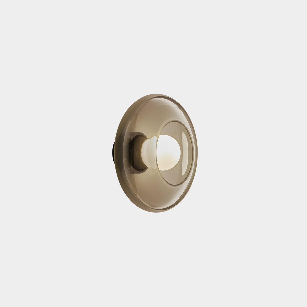 [05-8358-05-15] Wall fixture Trip Glass E14 9W Black
