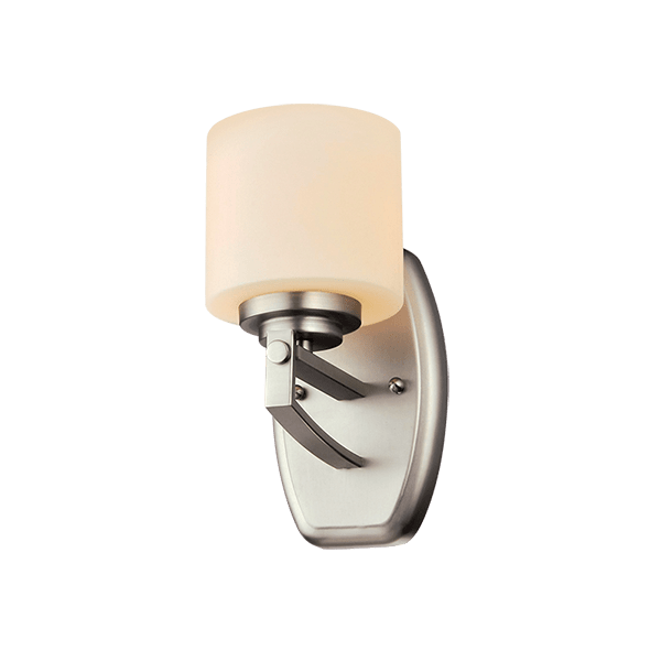 [955ERIN1W] ERIN WALL LAMP 1XE27 SATIN NICKEL