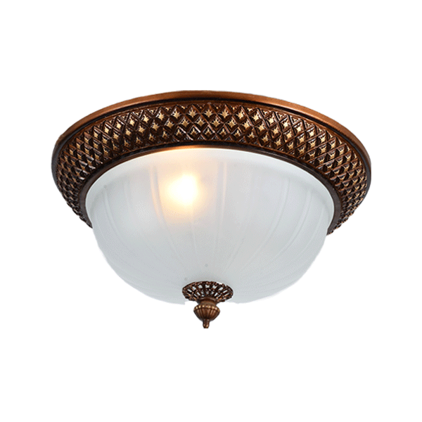 [955PETRA3M/BR] PETRA M CEILING LAMP 2XE27  BRONZE