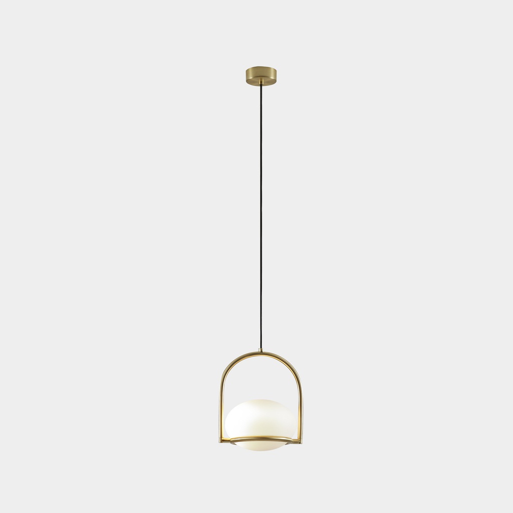 [00-7984-ET-M1] Pendant Coco Single E14 9W Painted gold 592lm