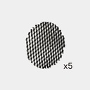 [71-5166-60-00] 5 x Honeycomb panel