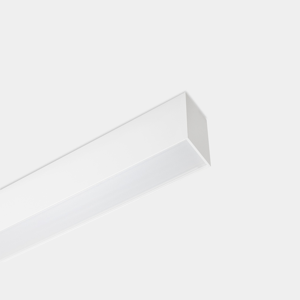 Lineal lighting system Infinite Pro 1136mm Surface Opal 30.38W LED neutral-white 4000K CRI 80 ONOFF White IP40 4079lm