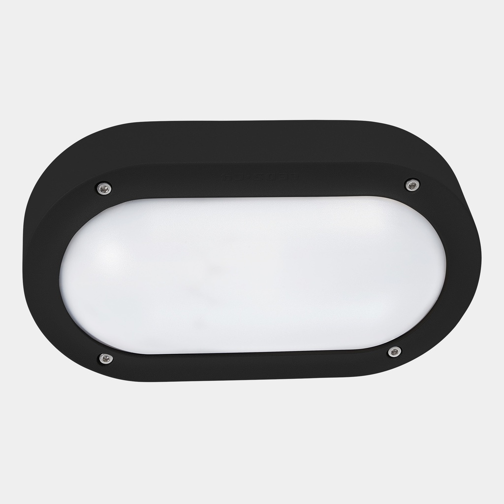 Wall fixture IP66 Basic Oval LED 8.5W SW 2700-3200-4000K ON-OFF White 793lm