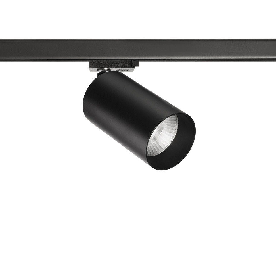 Spotlight Atom Track 97 37.3W LED warm-white 3000K CRI 90 ON-OFF Black 3056lm