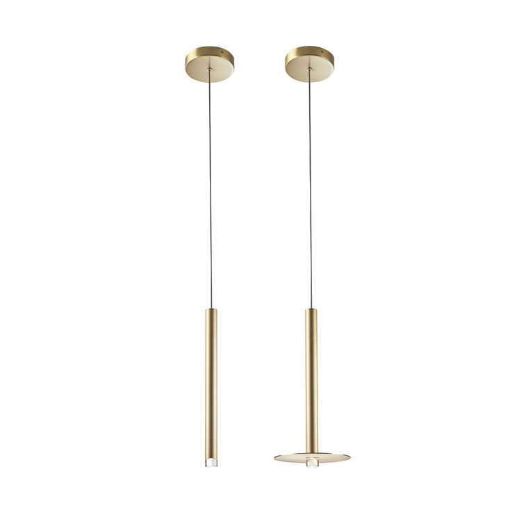 Pendant Candle 1 Body Surface LED 3.2W 154lm 2700K Brass