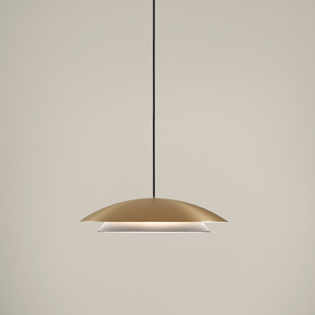 [00-8393-DN-05] Pendant Noway Small LED 16.5W 2700K Matte gold 618lm