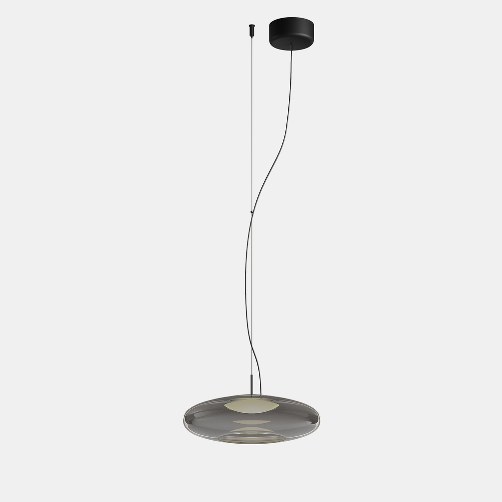 Pendant Plat Surface LED LED 10.5W 2700K Black 805lm