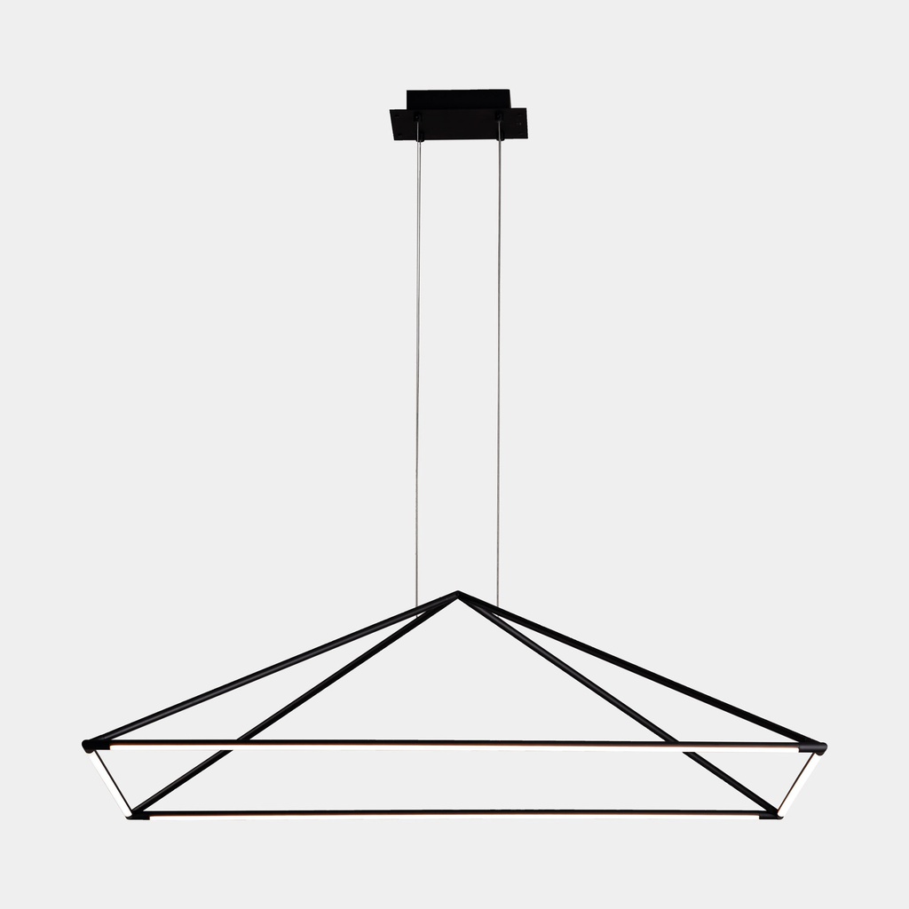 Pendant Tubs 900mm LED 36W LED warm-white 3000K ON-OFF Black 1791lm