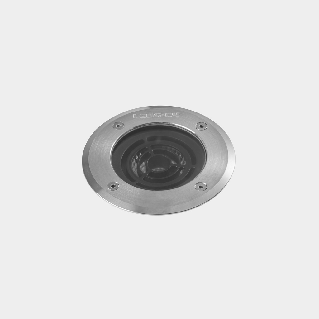 Recessed uplighting IP65-IP67 Kay ø125mm LED 10W LED warm-white 3000K ON-OFF AISI 316 stainless steel 925lm