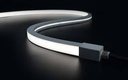 IP 67 LED NEON FLEX:  1615 constant voltage top view silicone neon, DC24V, 10mm*10mm, 5w/m, 4000K