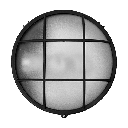 [96GRF314/BL] GRF314 BULKHEAD LAMP 1XE27 IP44 BLACK