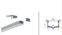 [LE6550] 65mm  Recessed Aluminum Profile
