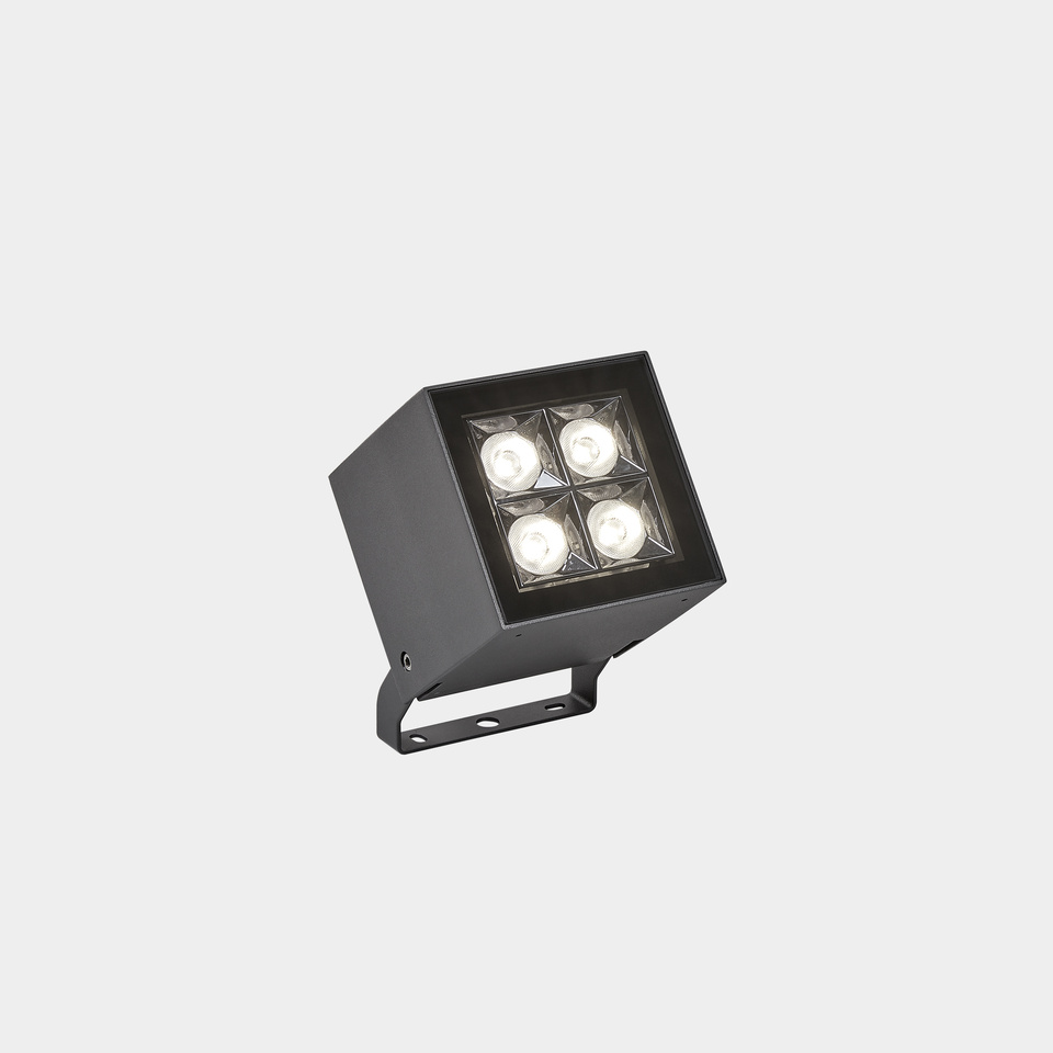 [AN12-12W8S2OUZ5] Spotlight IP66 Cube Pro 4 LEDS LED 13.2 LED warm-white 3000K ON-OFF Urban grey 1448lm