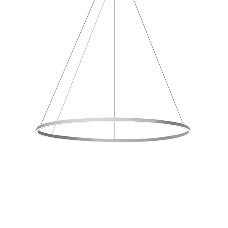 [CS4B-00X9AZDU05] Pendant Circular Downward ø1200 Surface LED 70 LED neutral-white 4000K DALI-2 Black 3228lm
