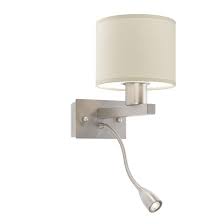 TORINO WALL LIGHT LED SPOT SATIN NICKEL FINISH