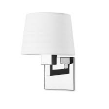 Bali Steel/Zamak Chrome Wall Fixture