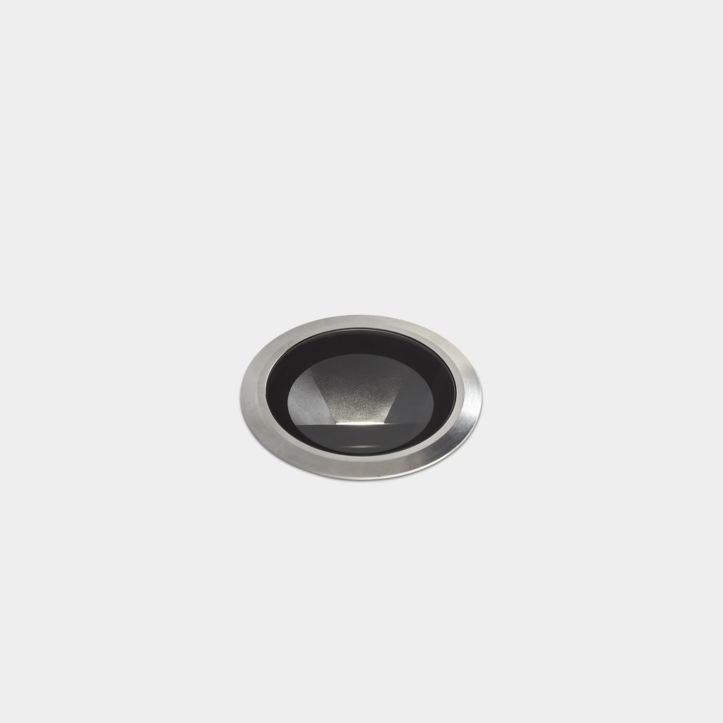 [55-E150-CA-CL] Recessed uplighting IP65-IP67 Ios Asymmetrical ø77mm LED 5.8W LED warm-white 3000K ON-OFF AISI 316 stainless steel 203lm