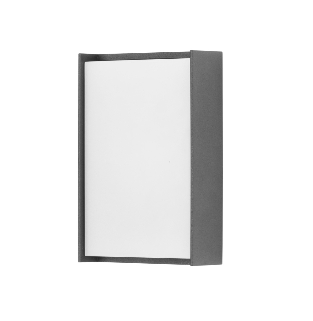 [PX-0454-ANT] Wall Fixture IP65 Block LED 9,7W 4000K 1125lm Antracita