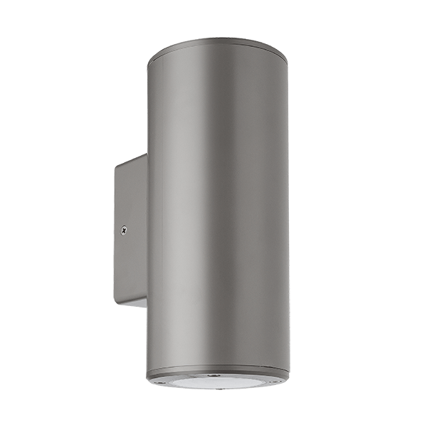 [96GRF325/GR] GRF325 FACADE FIXTURE 2XGU10 IP54 GREY