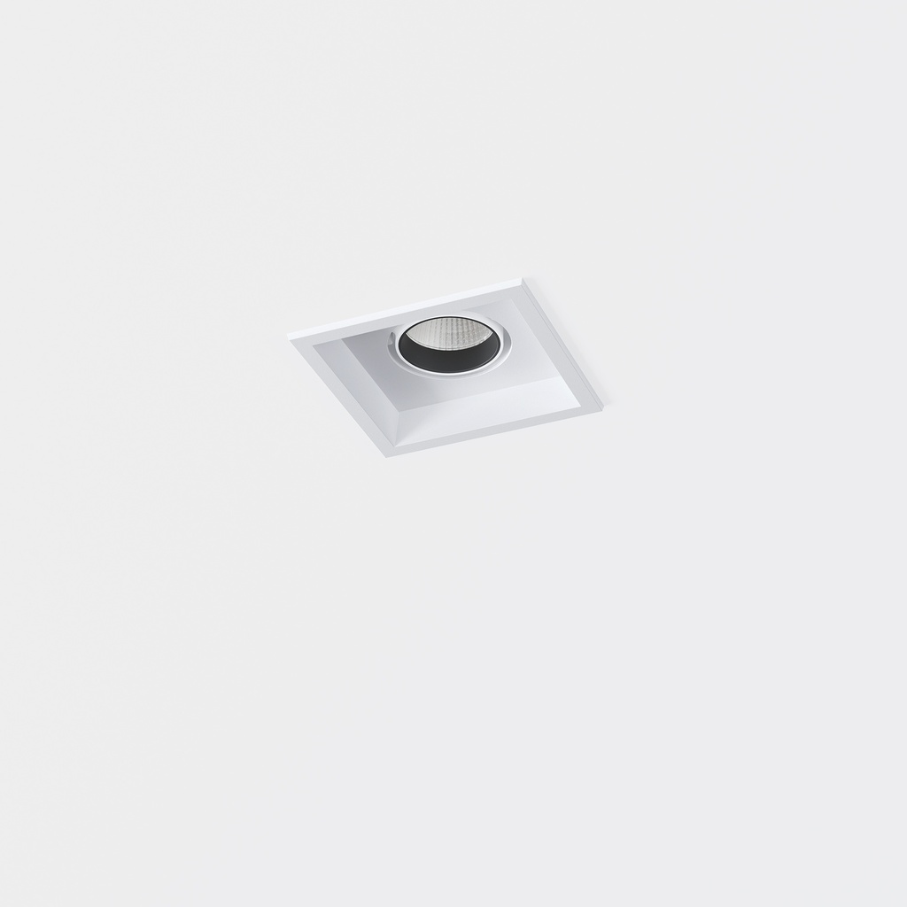 Downlight Totem Simple ø55 25 LED warm-white 3000K CRI 92 38º ON-OFF Textured white IN IP20 / OUT IP23 2227lm