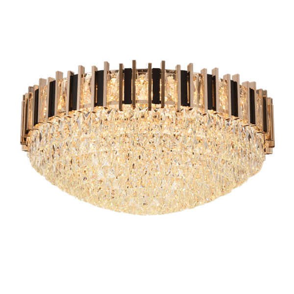 VICTORIA CEILING LAMP 22xE14 GOLD/BLACK