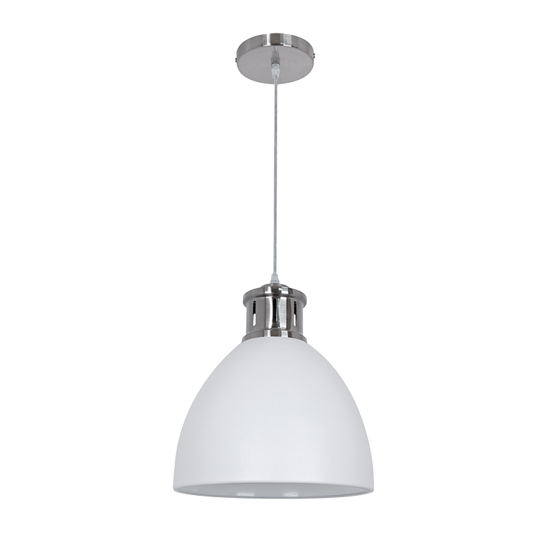 [955JASON1/WH] JASON PENDANT 1XE27 WHITE