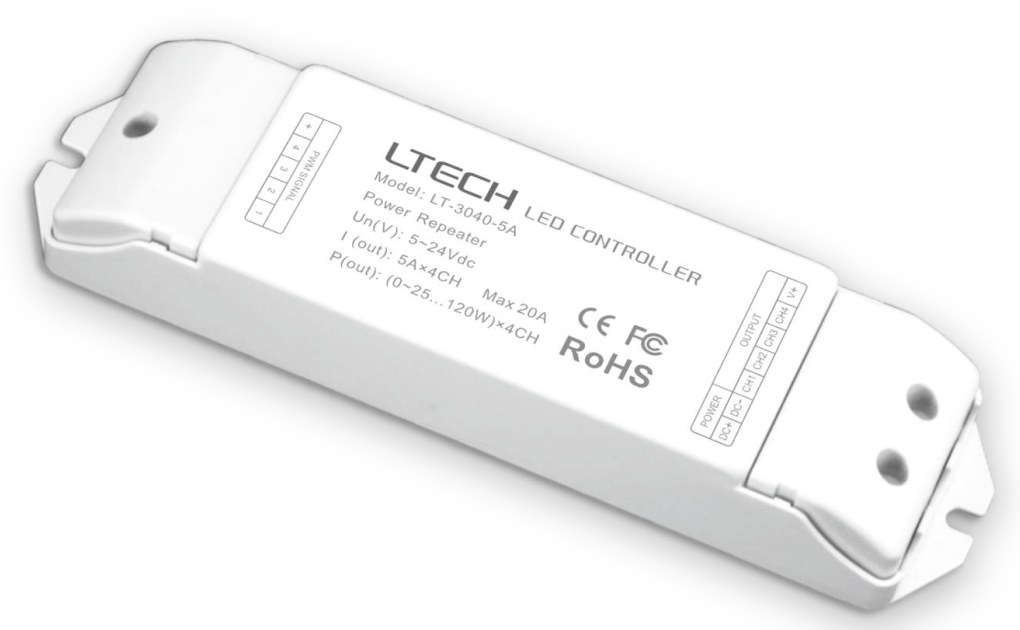 [LT-3040-5A] LT-3040-5A , 24V, 480W, 4CH CV Power Repeater