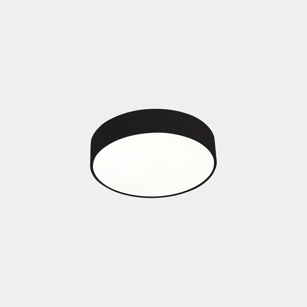 [15-6196-60-M1] Ceiling fixture Caprice ø240mm LED 12.9W SW 2700-3000-4000K PHASE CUT Black 896lm.