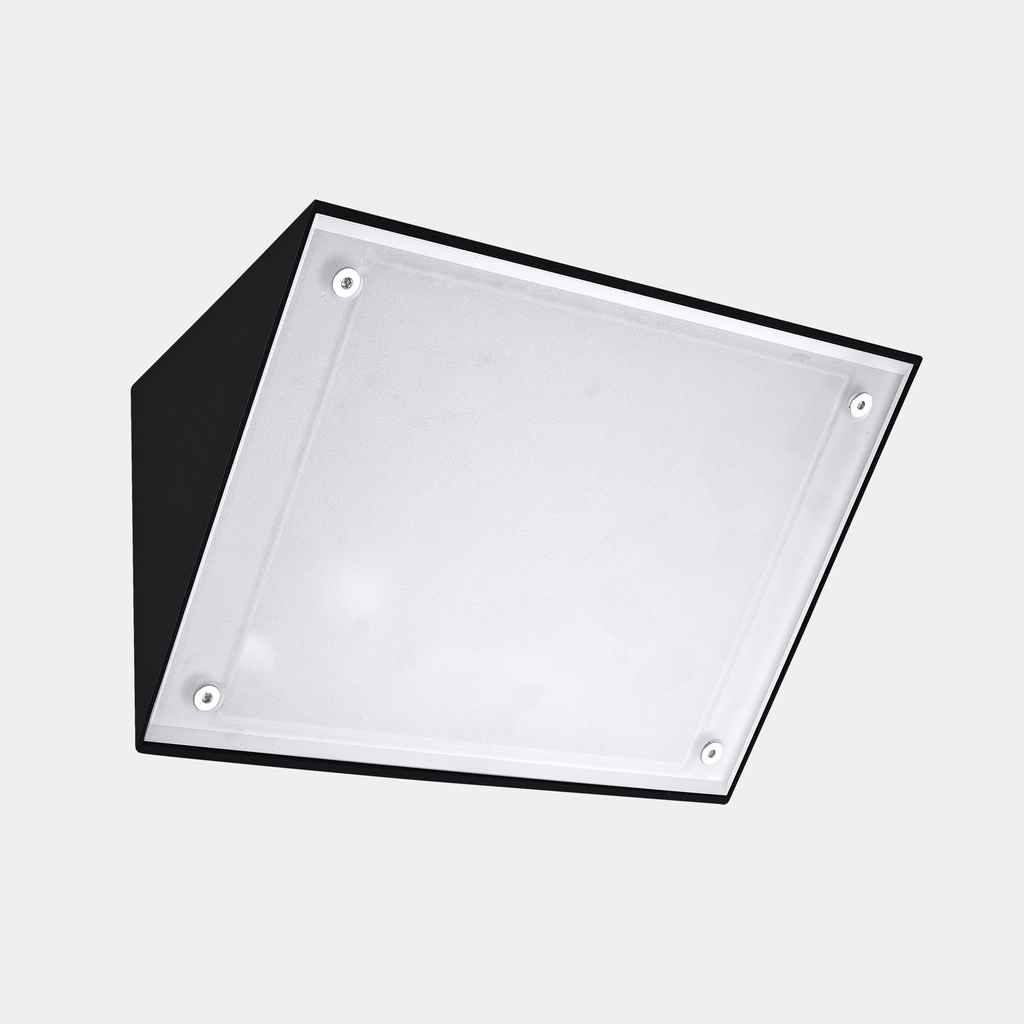 [05-E138-60-EH] Wall fixture IP65 Curie Big LED 25.1W SW 2700-3200-4000K ON-OFF Black 2941lm